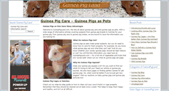 Desktop Screenshot of guineapigland.com