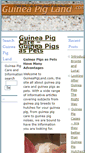 Mobile Screenshot of guineapigland.com
